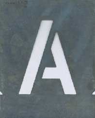 A-Z  Grotesk 6mm Versalh&#246;he