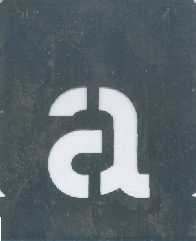 a-z Grotesk 10mm Versalh&#246;he