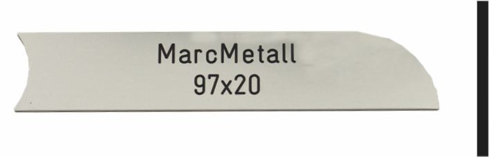 MarcMetall Abdecker 97x20mm