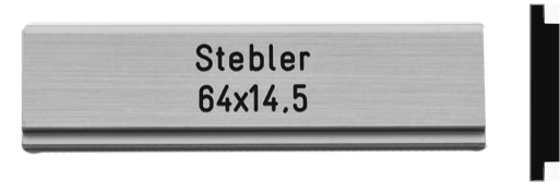 Stebler Profil 64 x 14.5mm